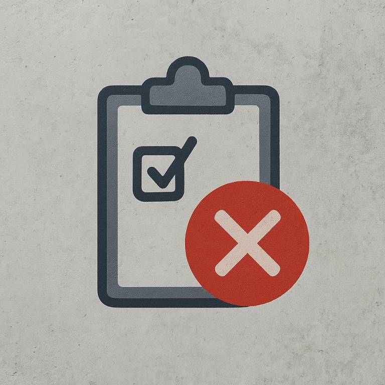 Отмена на сером фоне